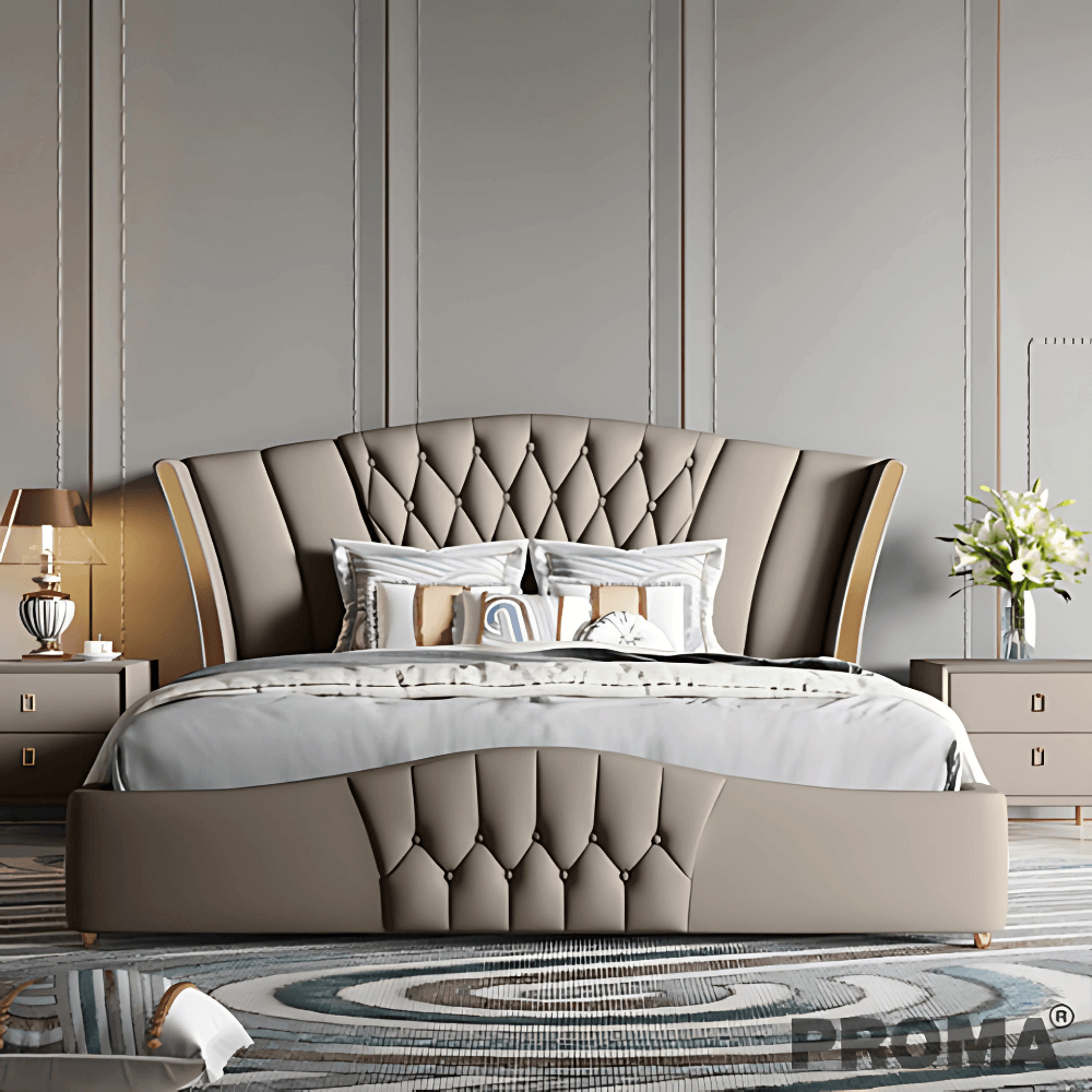 [Pre-order] เตียงนอน Proma-B13-5F ขนาด 5 ฟุต สีน้ำตาล_7